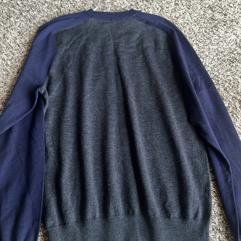 Banana Republic Extra Crew Neck‎ Fine Marino Wool Pullover Sweater Size M